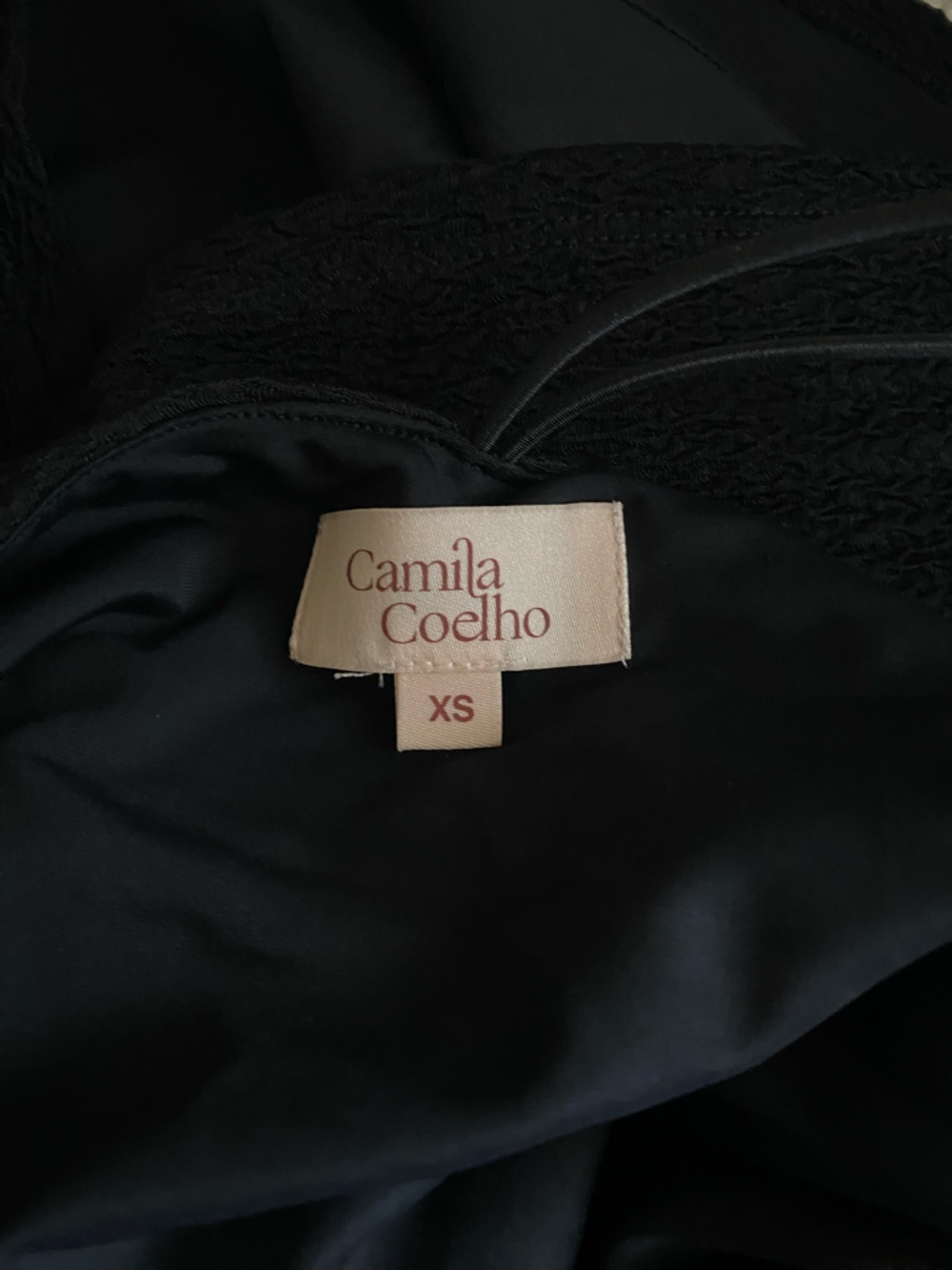 Camila Coelho Like-New | Elena Mini Dress in Black - Picture 12 of 15